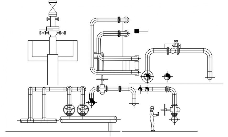 CAD blocks drawings of plumbing units dwgf AutoCAD file