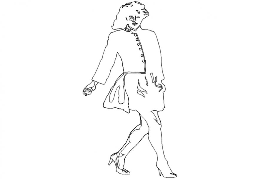 CAD blocks of people units autocad software file