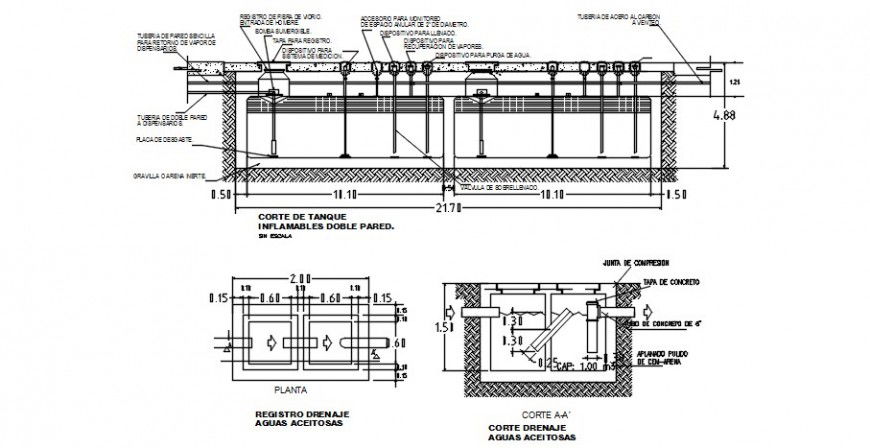 CAD construction detailing of plumbing blocks 2d view dwg file