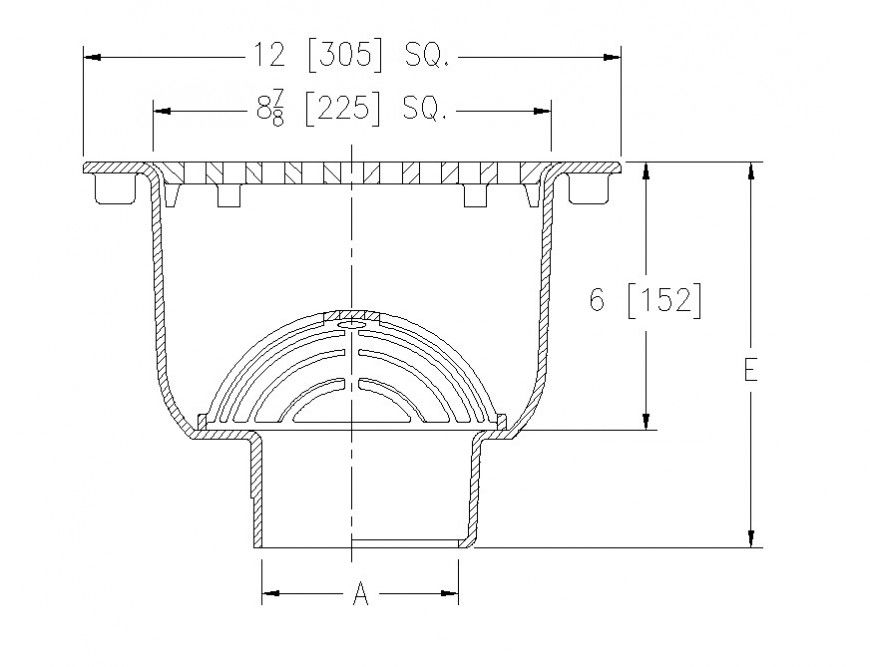 CAD constructive structure of Tank detailing 2d view layout file in autocad format