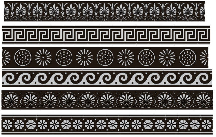 CAD design blocks 2d view drawings in autocad file