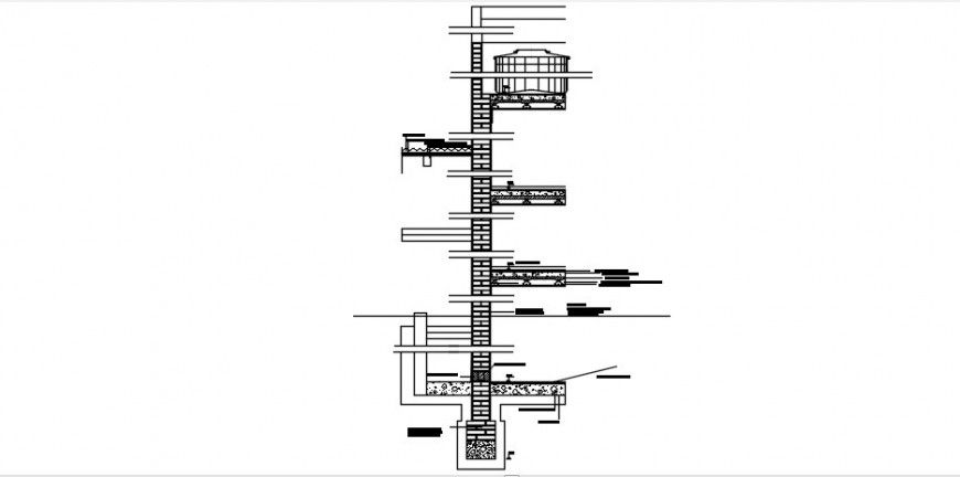 CAD drawings detail of Wall sectional units autocad file