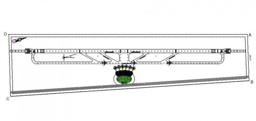 CAD drawings detailing of airport details autocad software file