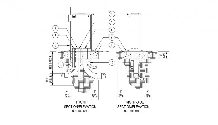 CAD drawings details of sectional units dwg AutoCAD file