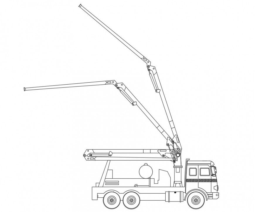 CAd drawings details of  Pompa class tractor 