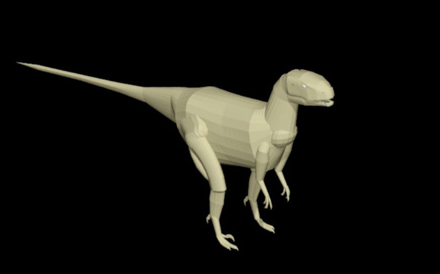 CAd drawings details of  3d dangerous dinosaurs  