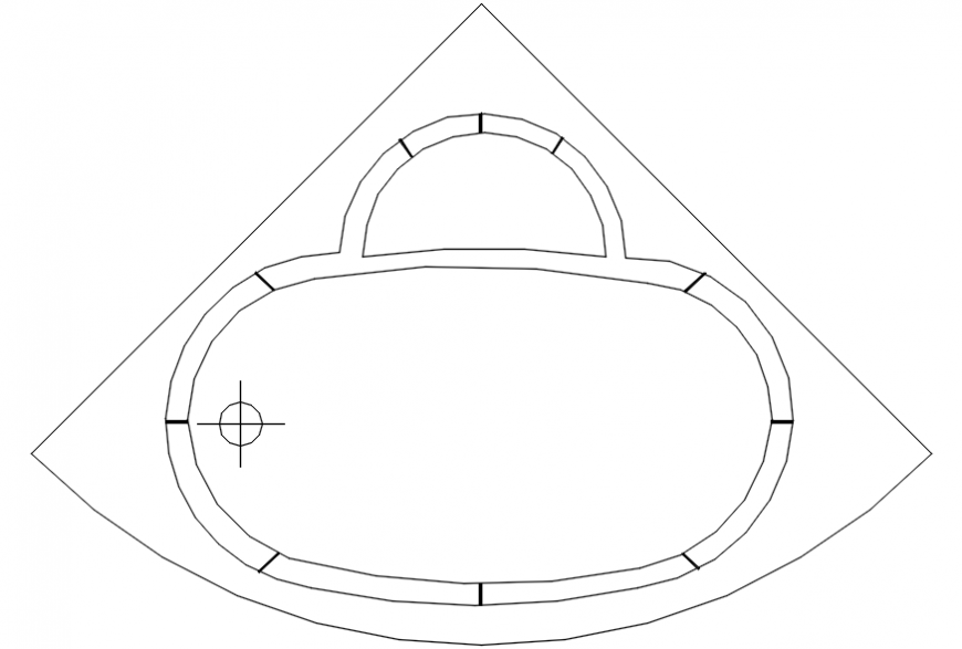 CAd drawings details of poly tub bath 2