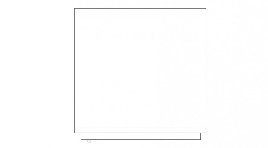 CAd drawings details of  top view  of two  unit refrigerator   