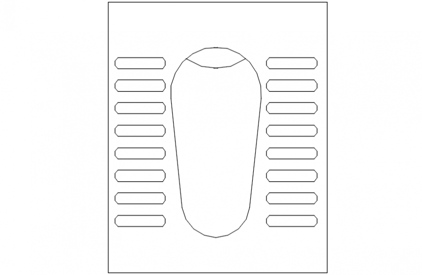 CAd drawings details of Indian closet