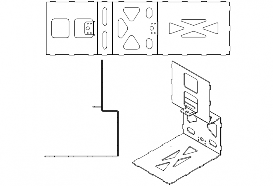 CAd drawings details of mechanical unit