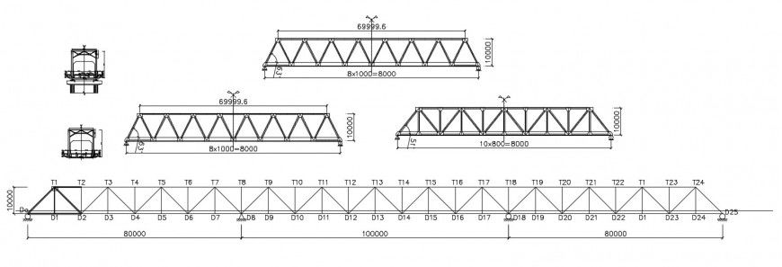 CAD drawings details of roof structure blocks construction dwg file