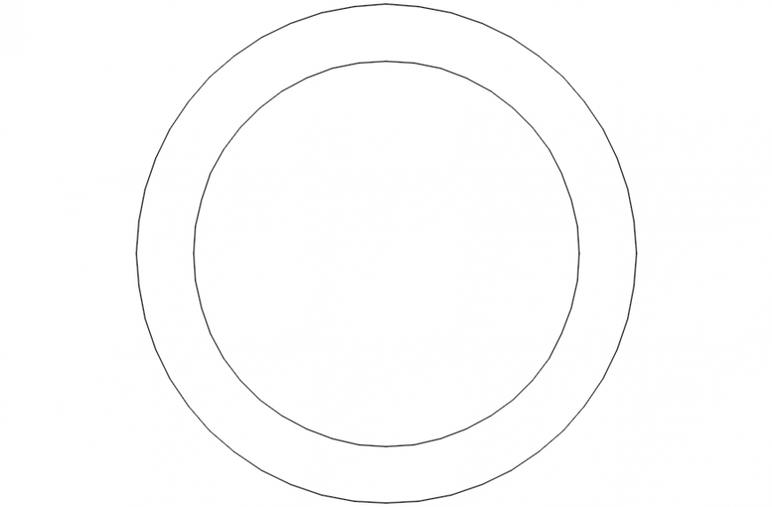 CAd drawings details of round circle