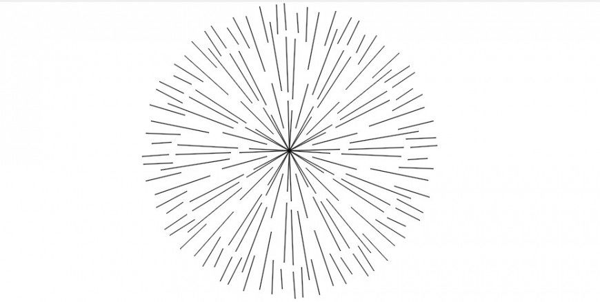 Cad drawings details of top view of flowery bushes  pots