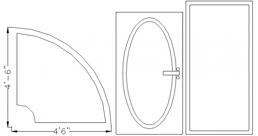 CAd drawings details of wash basin
