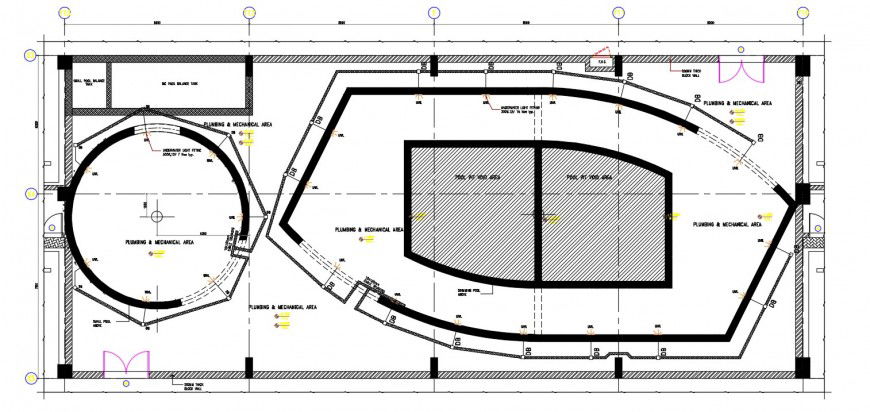 CAD drawings details of water purification system dwg file