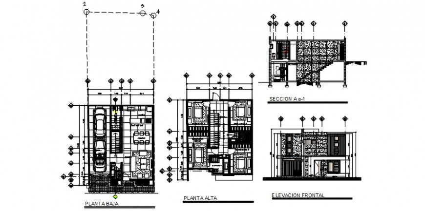 CAD Floor layout plan of house drawings autocad software file