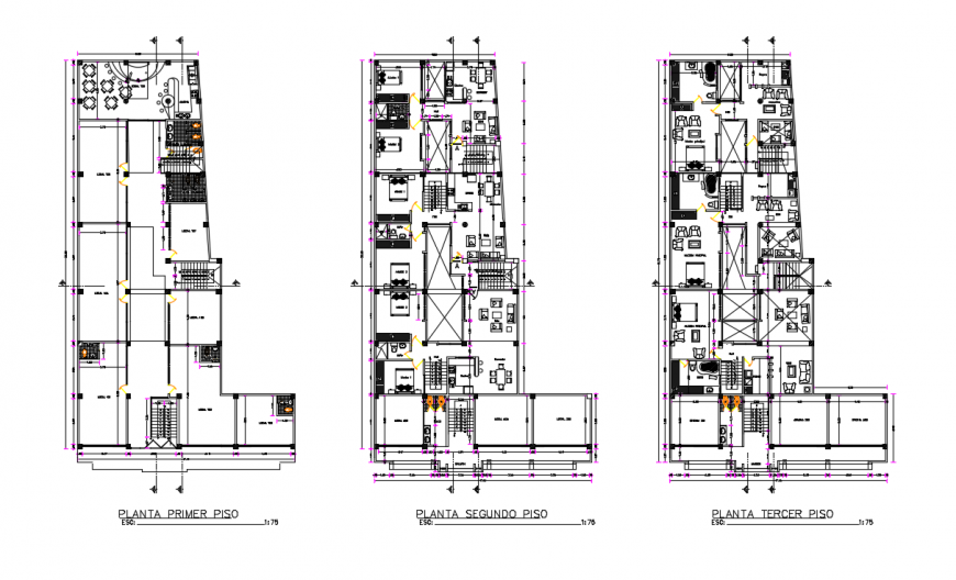 CAD floor plan drawing details of house 2d view Autocad file