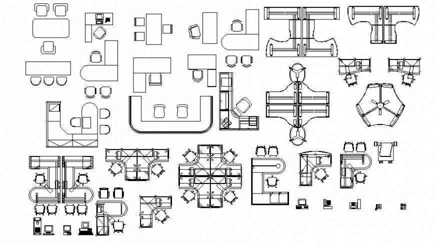CAD furniture drawings details 2d view dwg file