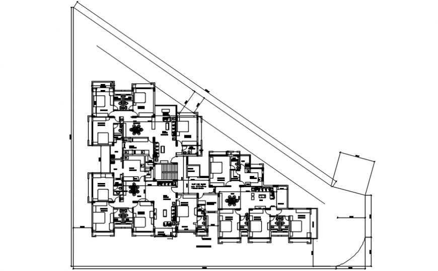 CAD layout plan of house 2d view drawings autocad software file