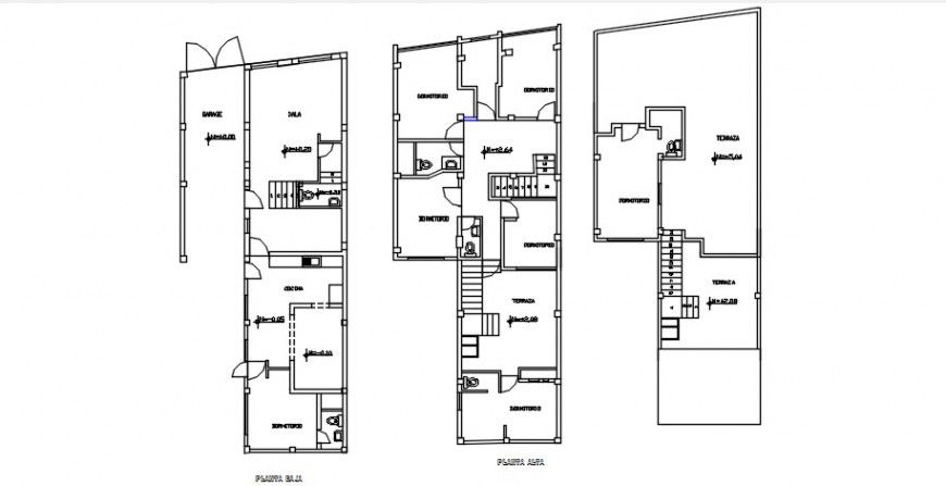 CAD plan of house 2d view drawings details in autocad file