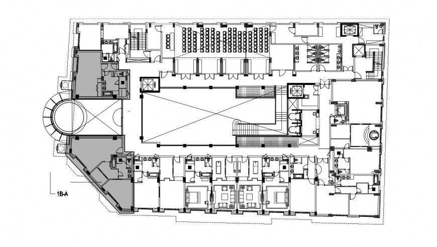 CAD plan of housing apartment autocad software file