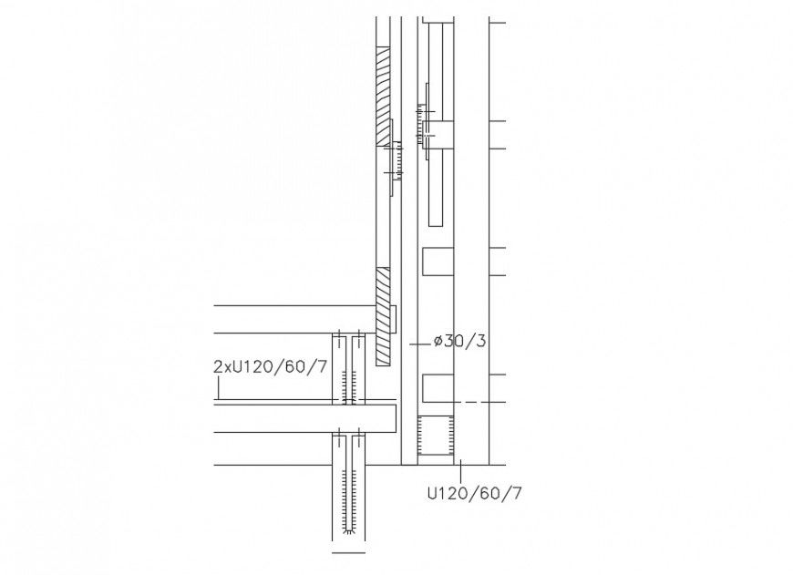 CAD RCC structural units drawing details dwg file