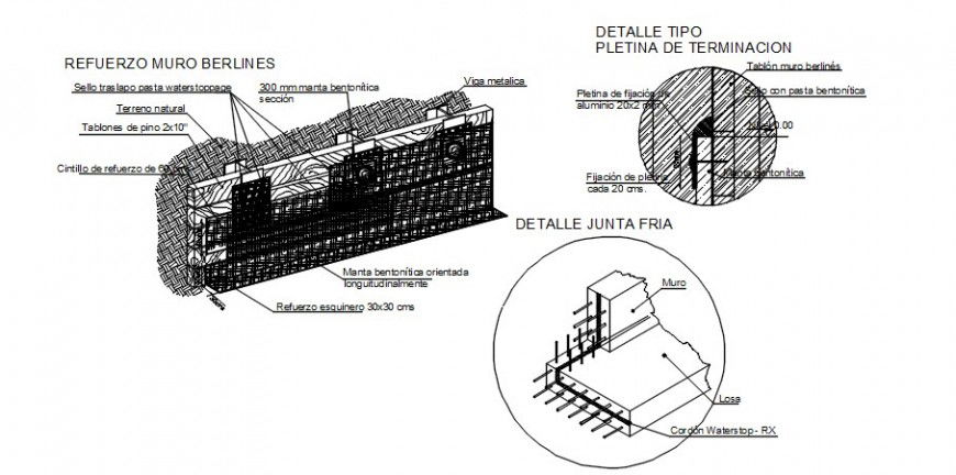 CAD RCC structural units drawings 2d view autocad file