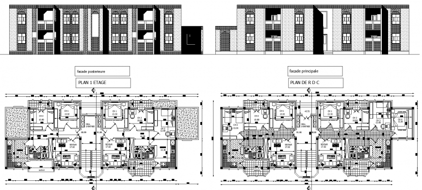 Cafeteria plan with a detailing dwg file.