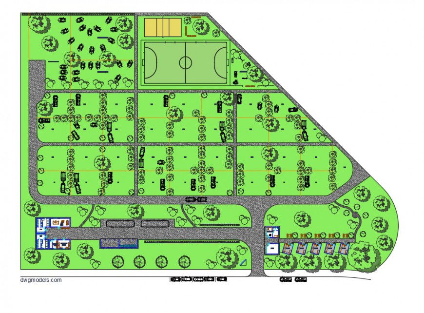 Camping plan layout file