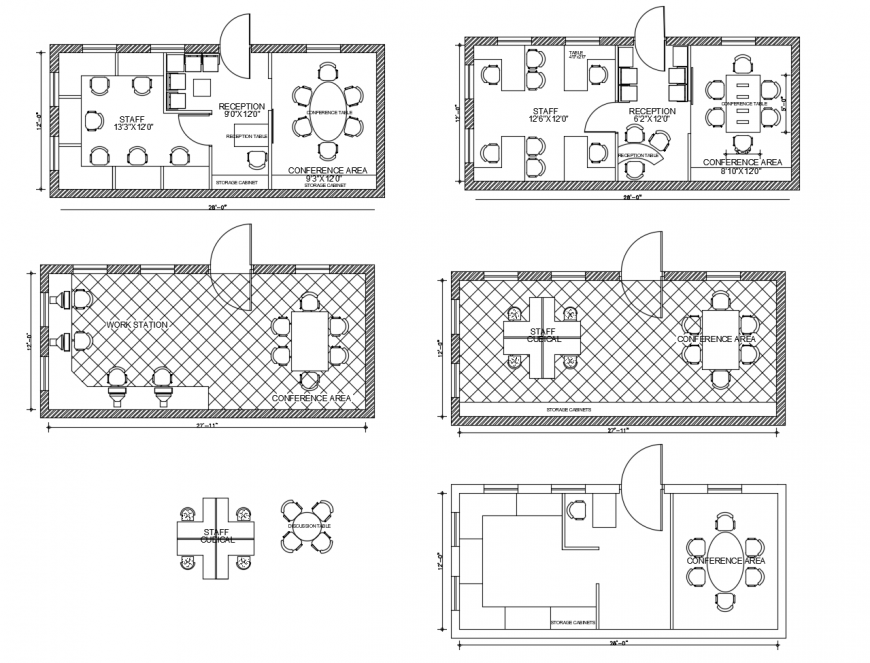 Canon office floor plan and layout plan cad drawing details dwg file