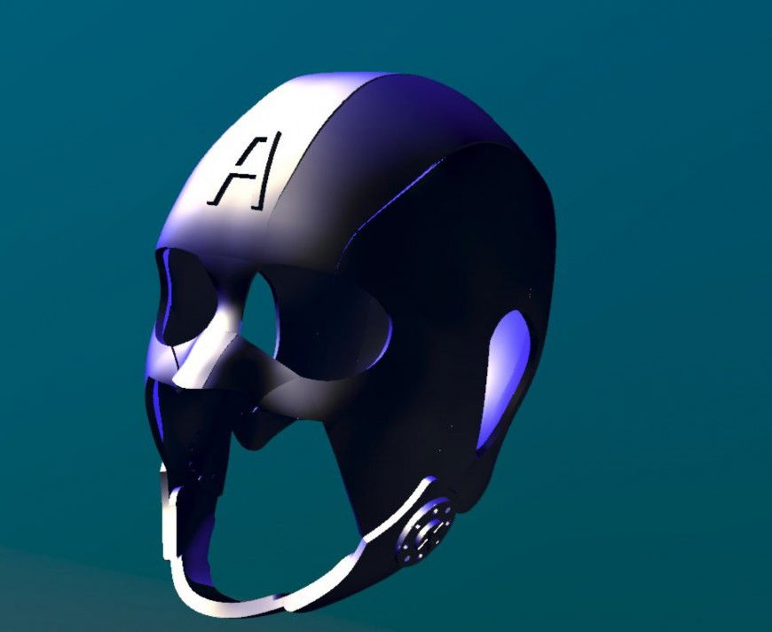 CAPTAIN AMERICA plan dwg file