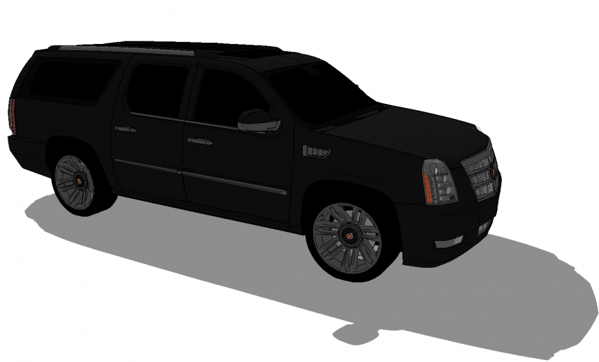 Car detail 3d model vehicle block layout sketch-up file