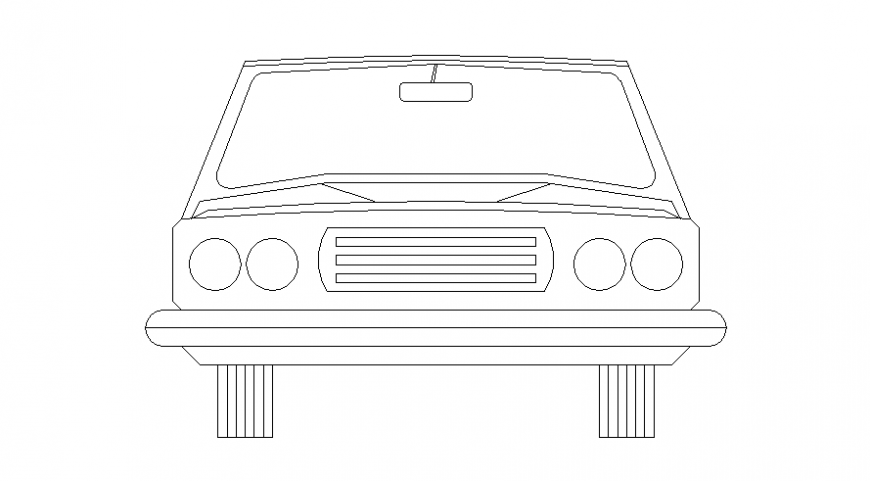 Car transportation blocks elevation drawings details in autocad file