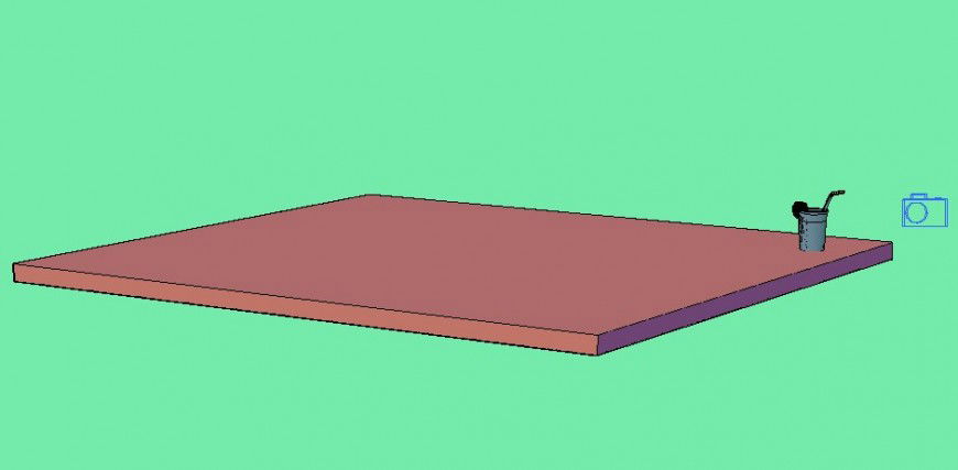 Carpet detail 3d model layout file in autocad format