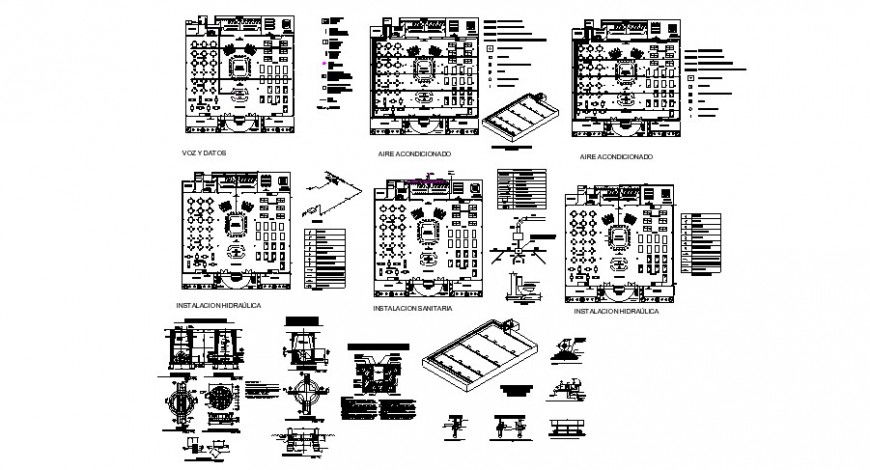 Casino project drawing in dwg AutoCAD file.