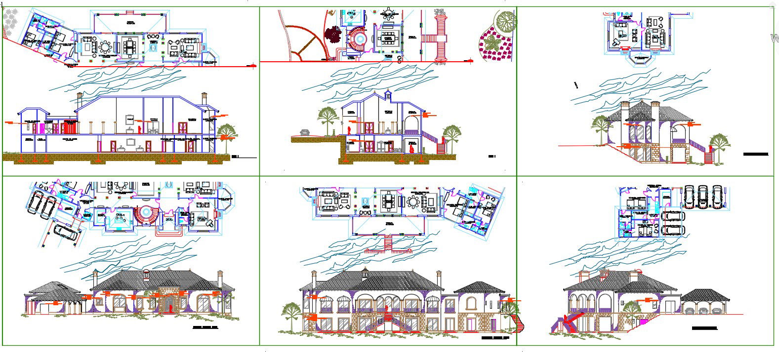 Residential house plan 