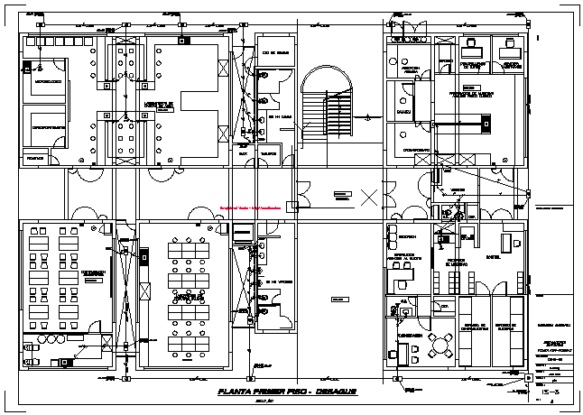Third floor plan Environmental engineering laboratories design