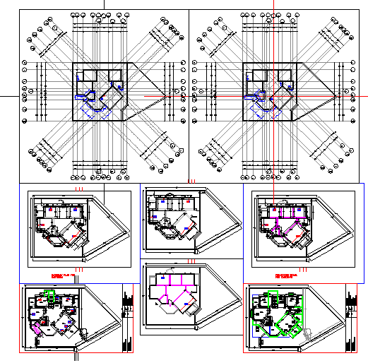 House lay-out detail