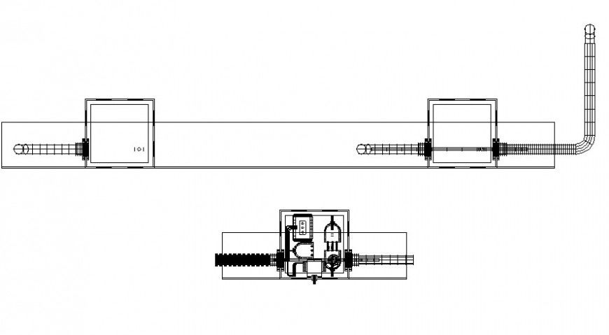 CCTV electrical components drawings 2d view autocad file