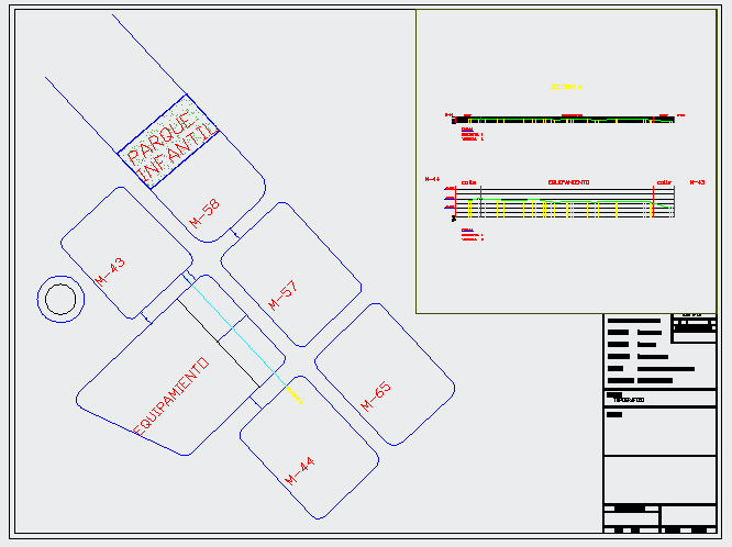 Topography plan design of Hospital drawing