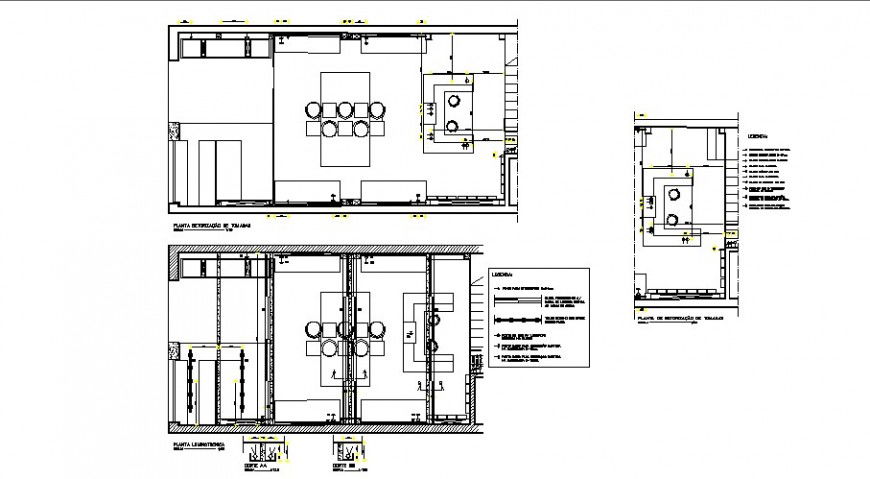 Ceiling design details 2d view plan drawings in autocad