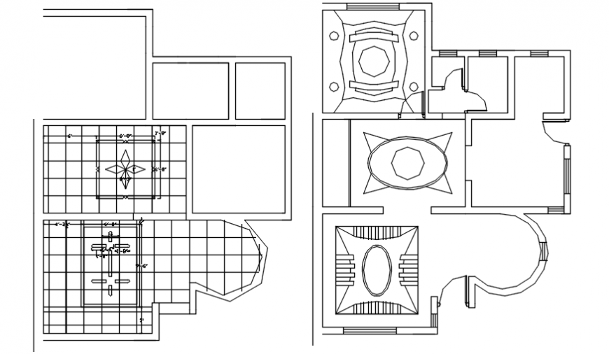 Ceiling design of house