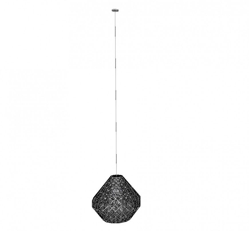 Ceiling hanging light detail 3d model layout sketch-up file