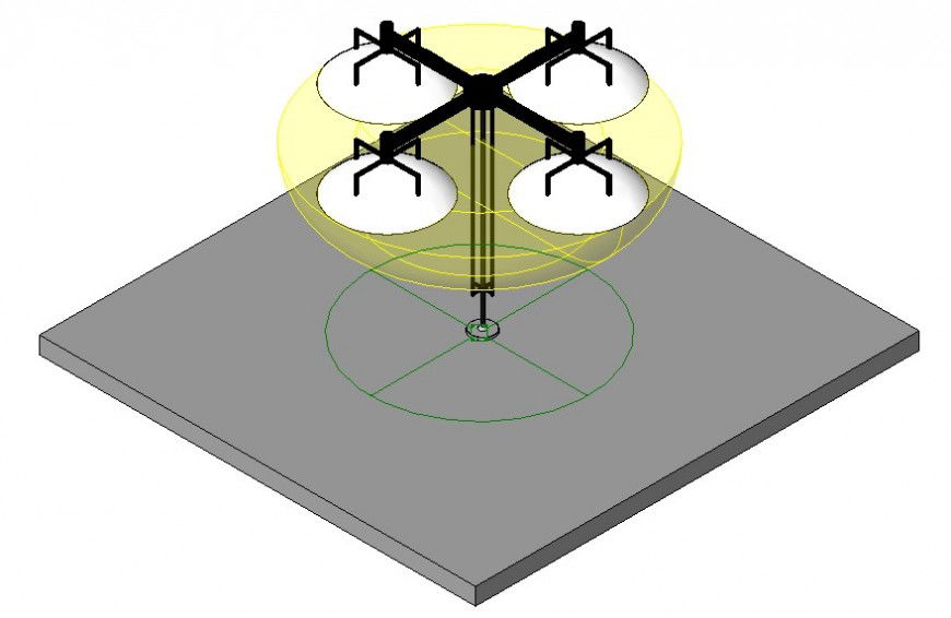 Ceiling lights detail 3d model CAD structural blocks layout sketch-up file