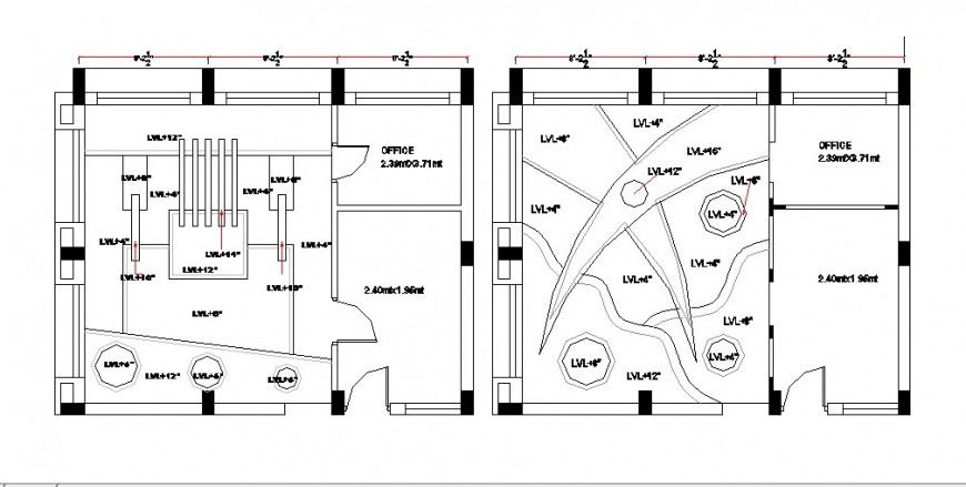 Ceiling plan and design details for drawing room cad drawing details dwg file