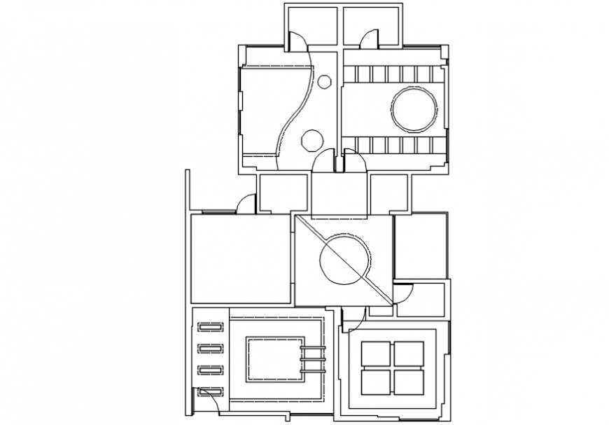 Ceiling plan and design drawing details for drawing room dwg file