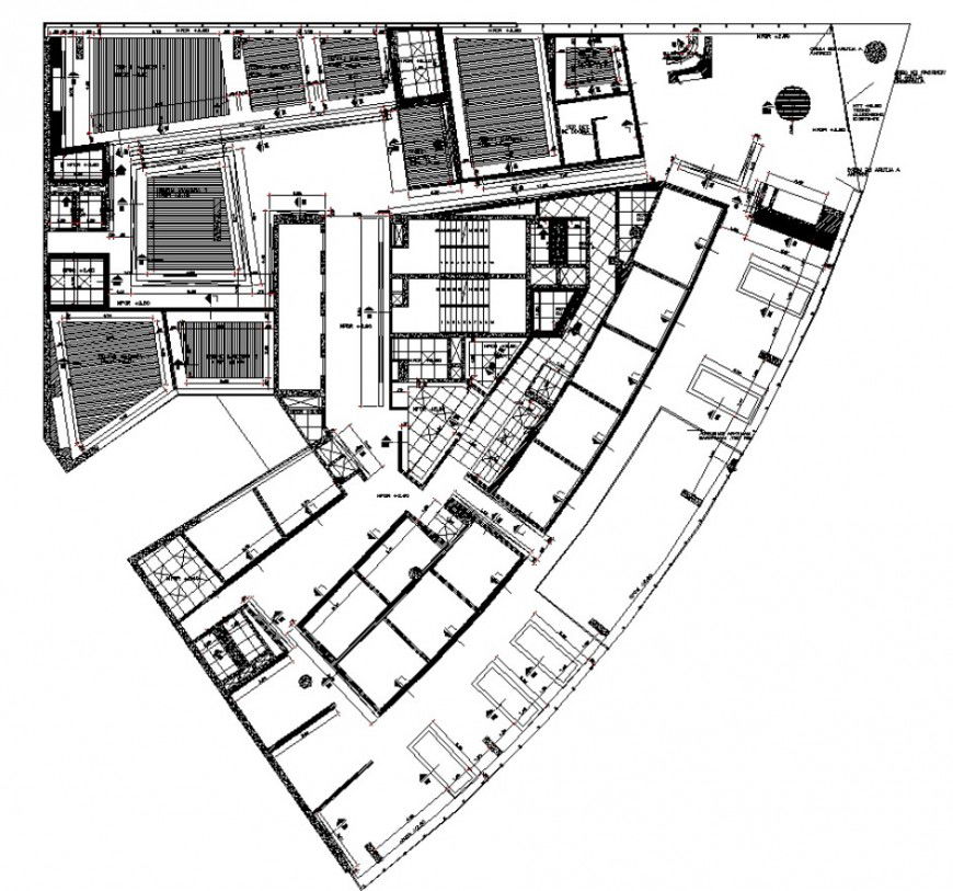 Ceiling structure detail plan 2d view layout autocad file