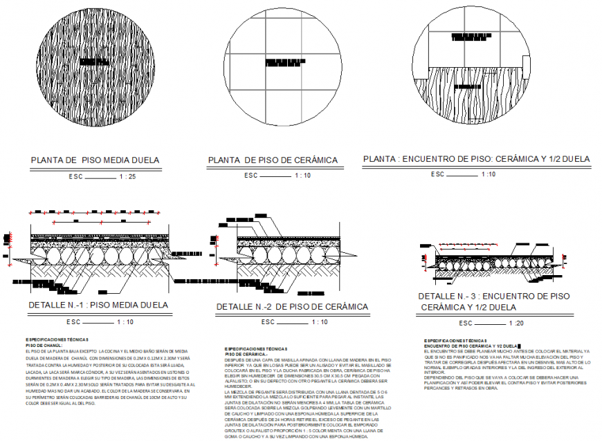 Ceramic Half floor section plan dwg file
