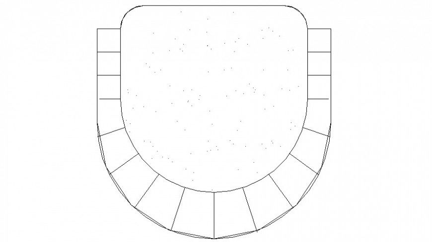 Chair drawings 2d view elevation autocad software file