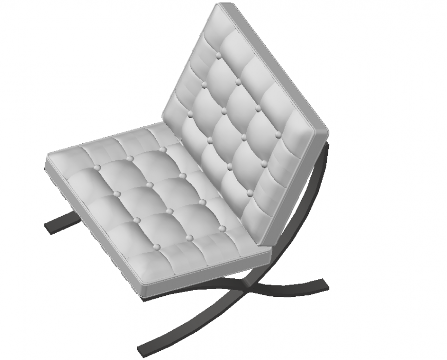 Chair plan with a detailed & dwg file.